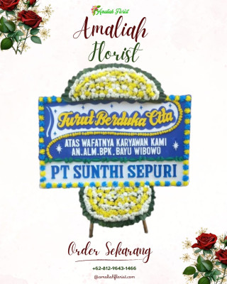 Papan Bunga Duka di Mawali