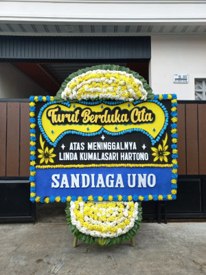 Papan Bunga Duka di Mawali
